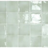 AC-12124C- MANACOR MINT SUBWAY GLOSS - 100X100MM