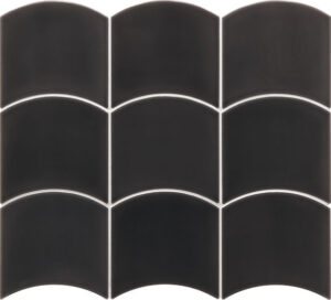 WAVBLG12 - WAVE BLACK GLOSS - 120MMX120MM