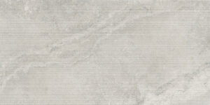 612CR03D - CROWN TRAVERTINE SILVER STRUCTURED DECOR - 600X1200mm