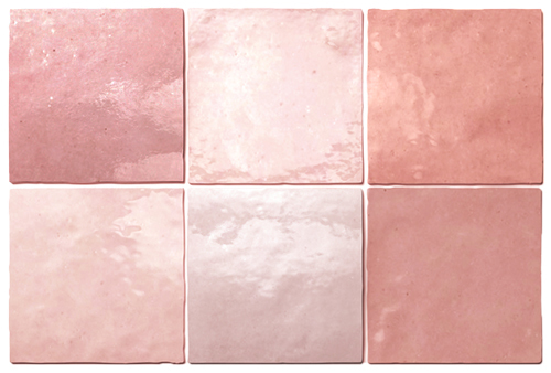 AC-1224C - ARTISAN ROSE MALLOW SUBWAY GLOSS - 132X132MM