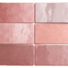 AC-1224D - ARTISAN ROSE MALLOW SUBWAY GLOSS - 65X200MM