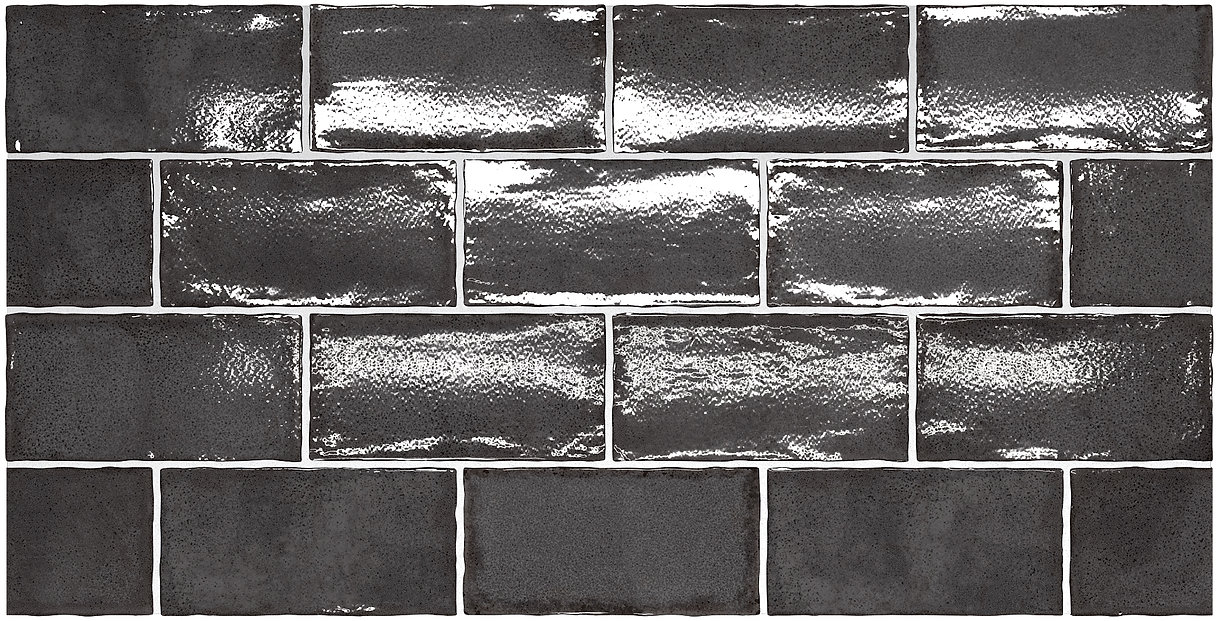 ALTBLG2 - ALTEA BLACK SUBWAY GLOSS - 75X150MM