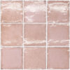 ALTDPG1 - ALTEA DUSTY PINK SUBWAY GLOSS - 100X100MM