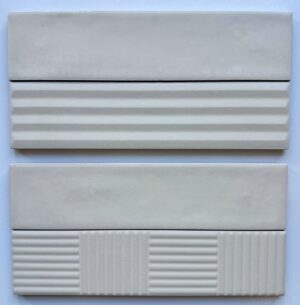 VLME IVORY - VOLUME IVORY - MATT - 3D BAMBOO & PYRAMID - 60X250MM