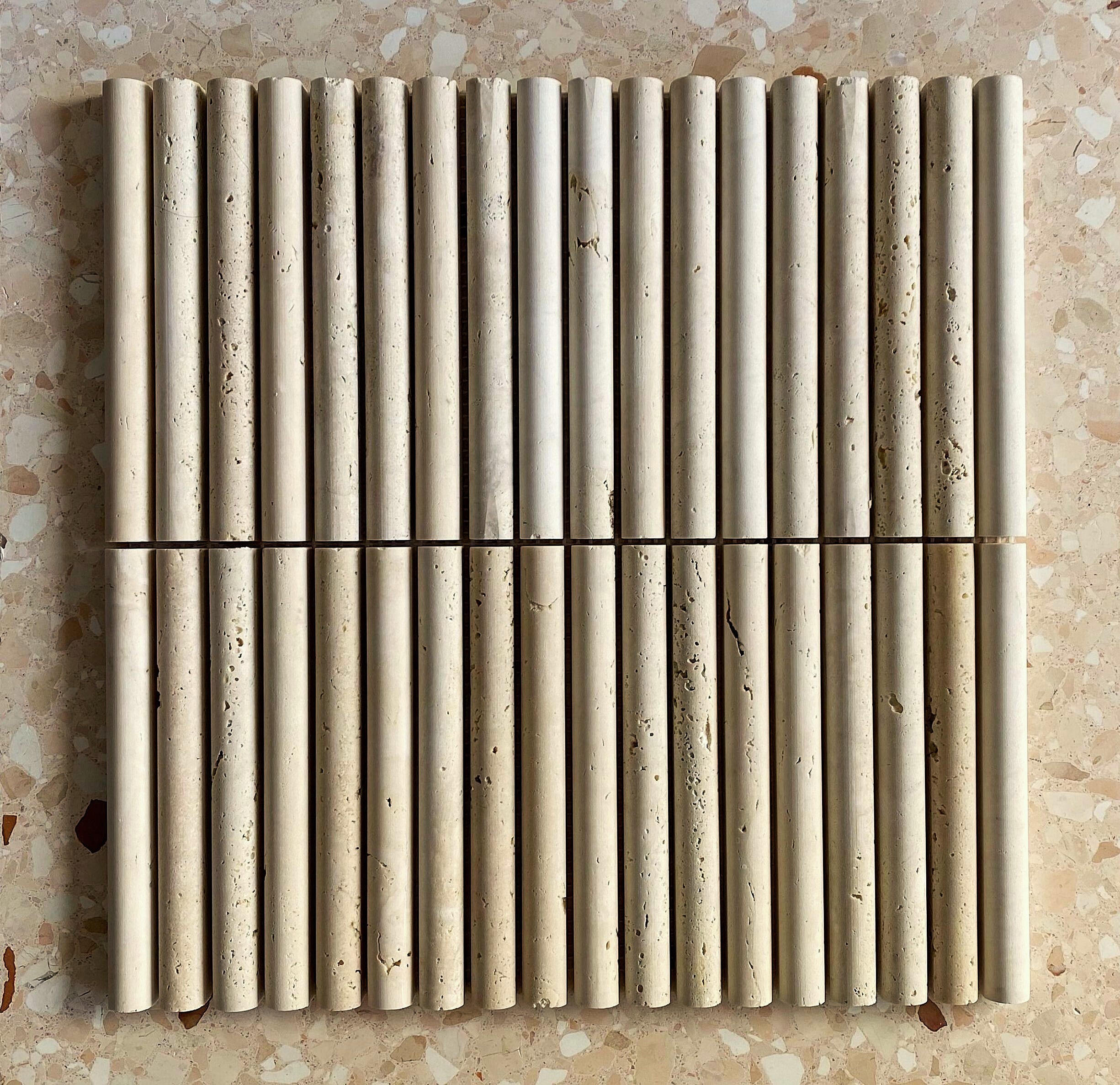 TERST286 - MINI FLUTES TRAVERTINE ROMAN - 15x151-305x305