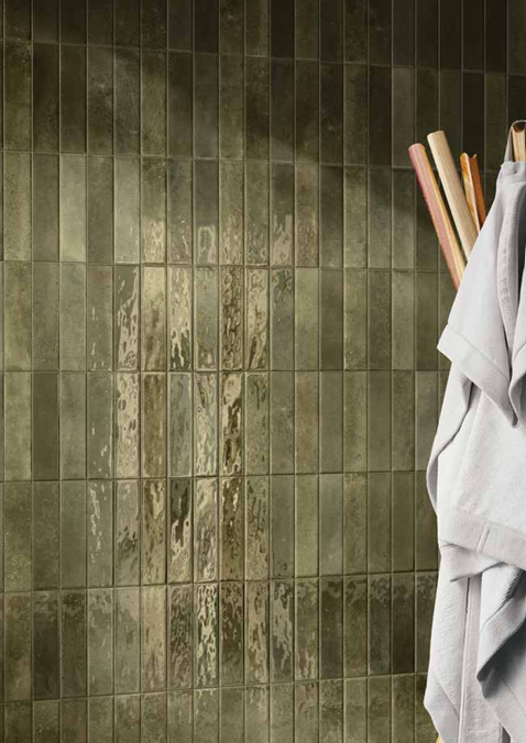 Portofino Musk Gloss Subway Ceramic Tile - Image 2