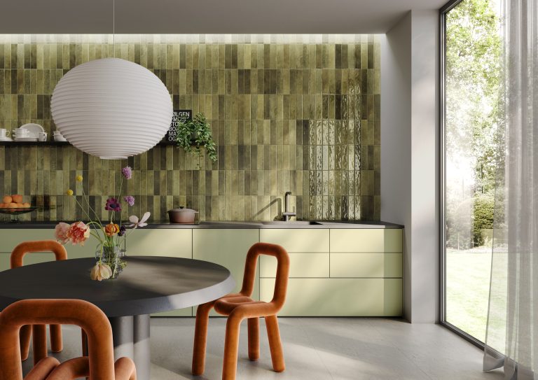 Portofino Salvia Gloss Subway Ceramic Tile - Image 2