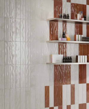 Alternative view of Portofino White Gloss Subway Ceramic Tile